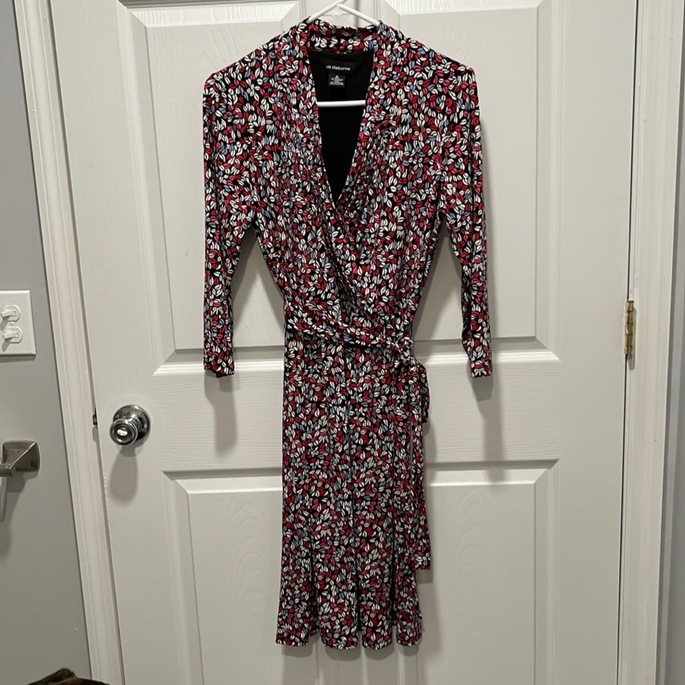 3/4 sleeve side-tie Liz Claiborne dress!